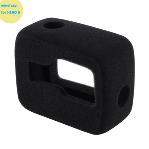 Pare-brise de la caméra <span class=keywords><strong>GoPro</strong></span> <span class=keywords><strong>HERO8</strong></span> Pare-brise Vent Couche Bruit Vent-Couche Couverture pour <span class=keywords><strong>GoPro</strong></span> Hero 8 Noir - Product Image 1