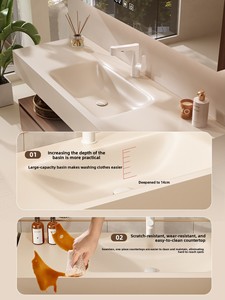 Nouvel Arrivage 2026 : Ensemble Meuble-Lavabo <span class=keywords><strong>de</strong></span> <span class=keywords><strong>Salle</strong></span> <span class=keywords><strong>de</strong></span> <span class=keywords><strong>Bain</strong></span> en Porcelaine Thermoforgée Style Vintage <span class=keywords><strong>avec</strong></span> <span class=keywords><strong>Miroir</strong></span> Mural Inclus - Product Image 2