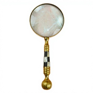 Loupe Antique Vintage avec Poignée en Nacre, pour la Lecture de Cartes, Décoration de Bureau, Cadeau, Objets de Collection, Lentille - Product Image 1