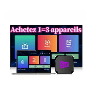 Schlussverkauf 1 für 3 Geräte Android BOX M3U Liste Code Europa Smart TV IPTV Abonnement kostenloser Test Wiederverkäufer Panel Android M3U Liste