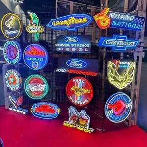 ガラスネオンライトサインホームビールバーパブレクリエーションルームゲームライト窓ガレージ壁サイン - Product Image 2