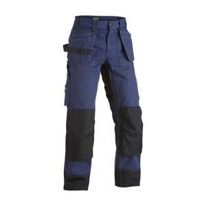 BLAKLADER - 155013708899C46 Craftsman <b>trousers</b> with kneepad pockets navy <b>blue</b>/black - EAN 7330509274996 <b>WORK</b> <b>TROUSERS</b> - Product Image 1