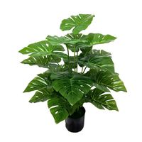 Penjualan laris 70cm tanaman tropis tanaman kecil buatan pot tanaman Bonsai buatan rumah kantor dalam ruangan dekorasi hijau