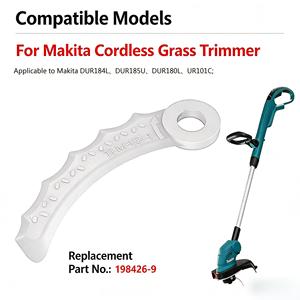 Lot de 12 lames de rechange en plastique pour tondeuse robotisée 198426-9 184L DUR187U DUR189 DUR190L DUR190U DUR191L DUR191U DUR364L - Product Image 5