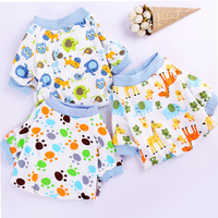 Pyjama pour chien XL en pur coton tricoté, confortable, à quatre pattes, pour toutes les saisons, pour la sieste en intérieur et la détente à la chambre, doux et facile à porter