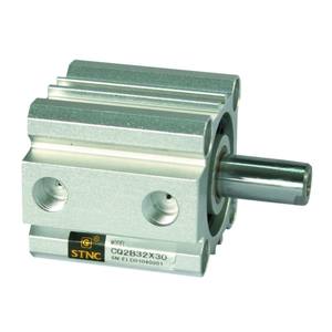 Cylindre pneumatique compact à course courte à double effet STNC CQ2B32X30 SMC CQ2 équivalent à montage traversant, pièces pneumatiques - Product Image 1
