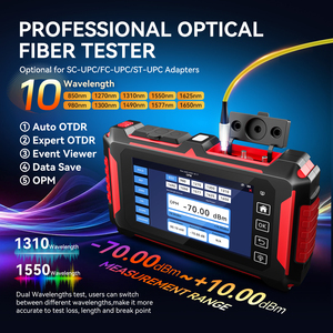 Outils de fibre optique, mini testeur OTDR 1310/1550 nm multifonction avec écran tactile couleur de <span class=keywords><strong>3</strong></span>,4 pouces, plage de test - Product Image 6