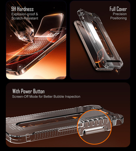 <strong>Mobile</strong> <strong>Phone</strong> Accessories 2.5d Black Border Tempered <strong>Screen</strong> <strong>Protector</strong> for iphone 18 17 16 15 Pro Max with Easy Installation Kit - Product Image 2