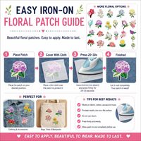 Prêts à expédier : Écussons brodés thermocollants ou à coudre, motifs floraux (Rose, Pivoine, Lotus, Lys, Tournesol, Œillet, Trèfle)