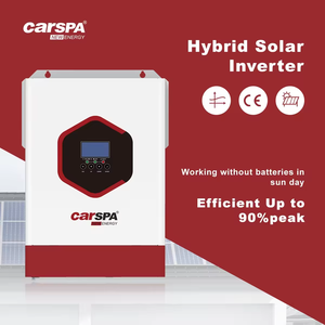 Hocheffizienter Einphasiger Hybrid-Solarwechselrichter 5500W <span class=keywords><strong>24V</strong></span> 48V Reine Sinuswelle 98% Effizienz 100A Ladung MPPT-Ladegerät - Product Image 2
