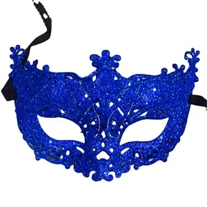 Masquerade Performance mezza faccia volpe paillettes maschera di pizzo principessa venezia maschera Halloween festa di natale palla maschera