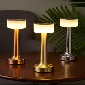 New Design Decorative Simple Metal Desk Light Bar Office Gold Wireless <b>Rechargeable</b> Small <b>Table</b> <b>Lamp</b> - Product Image 4