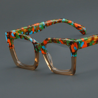 Lunettes en acétate de haute qualité MS W194, mélange de couleurs, lunettes pour femmes, blocage de la lumière bleue, montures de lunettes, montures optiques