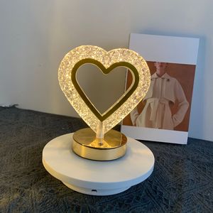 Wholesale Smart Home Products Luxury High-End Crystal <b>Table</b> <b>Lamp</b> Simple <b>Rechargeable</b> Night Light Internet Celebrity Decorative - Product Image 2