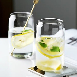 Vaso Reutilizable Ecológico de Diseño Clásico en Forma de Lata de 16oz con Tapas de Bambú para Vino, Cócteles y Whisky, Ideal para Regalo, Venta al Por Mayor - Product Image 3