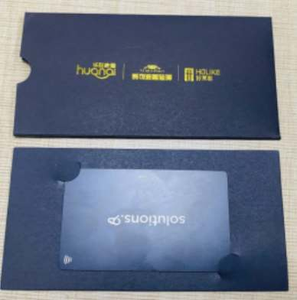 उच्च गुणवत्ता कस्टम प्रिंटिंग पेपर Nfc कार्ड पैकेजिंग उपहार कार्ड व्यवसाय कार्ड बॉक्स पैकेज - Product Image 3