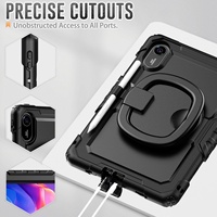 Coque de protection antichoc en plastique rigide avec béquille pour tablette Redmi Pad 2 11 pouces – Édition 2025