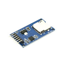 Kartu Micro SD & SDHC (Kartu Kecepatan Tinggi) Modul Pembaca Kartu Mini TF Adaptor Antarmuka SPI dengan Chip Konverter Level Micro SD