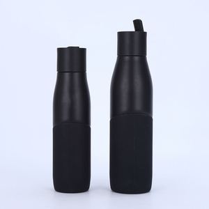 Promotional 550ml Double Wall Stainless Steel Vacuum <b>Flask</b> Water Bottle Sports Outdoor Portable with Silicone Sleeve Thermal Use - Product Image 2
