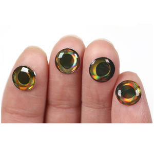 Vente en gros 100 pièces/sac 3mm-14mm holographique 3d leurre de pêche yeux pour la fabrication de leurres vent/terre/feu/glace - Product Image 1