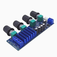 YE XH-M577 papan Amplifier Digital himodul penguat daya Audio kontrol nada OP Amp 12-24v HiFi DIY