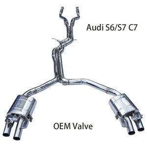 Tuyaux d'échappement en acier inoxydable 304 de haute qualité pour <span class=keywords><strong>Audi</strong></span> <span class=keywords><strong>S6</strong></span> C7 2012 + Sport Sound System Tuning épuisé nouvel état 4.0T <span class=keywords><strong>V8</strong></span> - Product Image 5