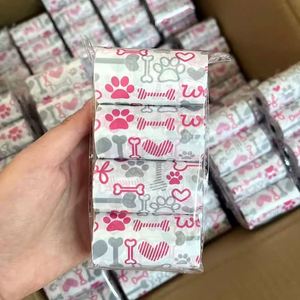 Eco-Friendly Biodegradable <b>Compostable</b> Simple Lavender Flavor Dog Poop Bags 20 Bags/Roll - Product Image 5