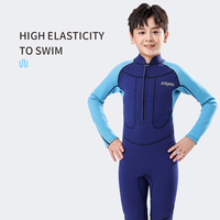 Combinaison de plongée et de natation en néoprène pour enfants, garçons et filles, à manches courtes, imprimé camouflage numérique élastique de 2,5 mm