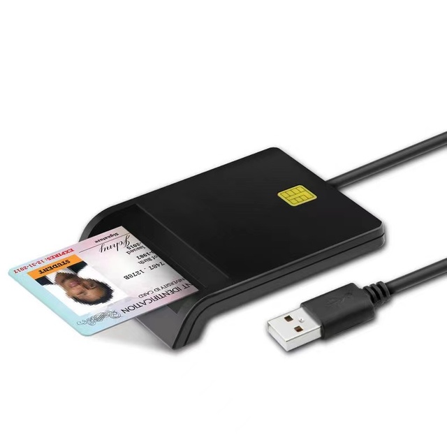 USB Smart Card Writer Memory IDATM Bank Tax Declaration CAC IC Connector Adapter Debit Atm Payment Sim Card Reader