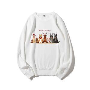 Sudadera Personalizada de Navidad para Hombre, Sudadera con Logotipo ODM, Sudadera Roja Extra Grande con Estampado Gráfico, Cuello Redondo, Sudadera Roja Elegante, Crema - Product Image 5