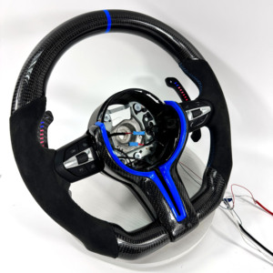 Volante de Fibra de Carbono para <span class=keywords><strong>BMW</strong></span> F10 F11 F15 F18 F20 F23 F25 F30 F32 F35 F40 F80 E84 E87 E90 E92 E93, Accesorios para Automóviles - Product Image 3
