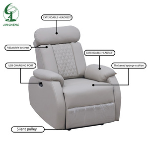Jincheng di alta qualità massaggio di potenza reclinabile divano in pelle Multi funzione divano <span class=keywords><strong>e</strong></span> poltrona reclinabile elettrica - Product Image 5