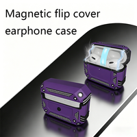 Casing Penutup Earphone Magnetik untuk Air Pro 3 dengan Gantungan Kunci Anti Guncangan Hybrid Nirkabel untuk Air Pro2 /Pro3/Air2/3/4