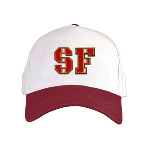 Four Seasons Dobby Sporty Hand Embroidery <b>Letter</b> Print Vintage Common Image 5 Panel Structured Custom Blank Rope Baseball Hat - Product Image 1