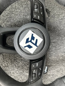 Housse de volant en cuir suédé cousue à la main Alcanta <span class=keywords><strong>Ra</strong></span> Wrap pour <span class=keywords><strong>Audi</strong></span> R8 Coupé <span class=keywords><strong>Audi</strong></span> Sport Edition TT Coupé 2015 - Product Image 5