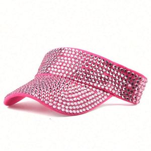 Gorra de Visera con Pedrería Brillante para Mujer, Moda Verano, Deportiva, para Golf - Product Image 3