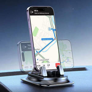 360 °   Supporto <span class=keywords><strong>per</strong></span> Telefono da Cruscotto Auto Rotante Multifunzione Neutro con Ventosa <span class=keywords><strong>Antiscivolo</strong></span> <span class=keywords><strong>per</strong></span> Navigazione e Chiamate - Product Image 4