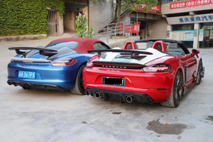 Nouveau kit carrosserie en fibre de carbone pour Porsche 718 Boxster, comprenant un aileron arrière pour le modèle 718 Cayman - Product Image 2