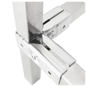 40 ống vuông ống thép không gỉ Phụ Kiện/Phụ kiện mạ kẽm/solderless Fastener sửa chữa Kệ TEE lịch thi đấu - Product Image 3