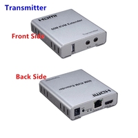 Extensor USB KVM HDMI de 60M/120/150/200M, Cat5e/6 RJ45, Cable HDMI, transmisor, receptor de Audio y vídeo para PC, portátil, Monitor de TV