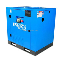 Machine à fabriquer des portes et fenêtres, compresseur d'air à vis industriel de 7,5 kW avec réservoir