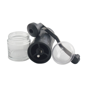 Adjustable Portable Cylinder Shape <b>Plastic</b> Minimalist Design Black Color 25g Capacity Manual Coffee <b>Grinder</b> - Product Image 6