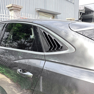 Audi Q3 F3 Sportback Coupe 2019+ Rear Window Louver Carbon Fiber Texture ABS Car Decal Exterior Decor Adhesive Fitment - Product Image 3