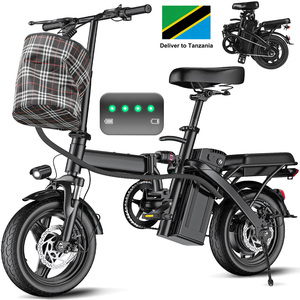 Expédition vers la <span class=keywords><strong>Tanzanie</strong></span>, Vélo électrique pour adultes et adolescents, Vélo électrique pliable 48V 10Ah, moteur 560W, pneu 14 pouces, 30 °   Freins à disque doubles pour la montagne - Product Image 1