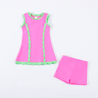 Vestido de Baile para Niñas con Certificación CPC y CPSIA, Borde Ondulado, Nailon y Spandex, Ropa de Actuación Infantil, Serie Profesional para Estudio