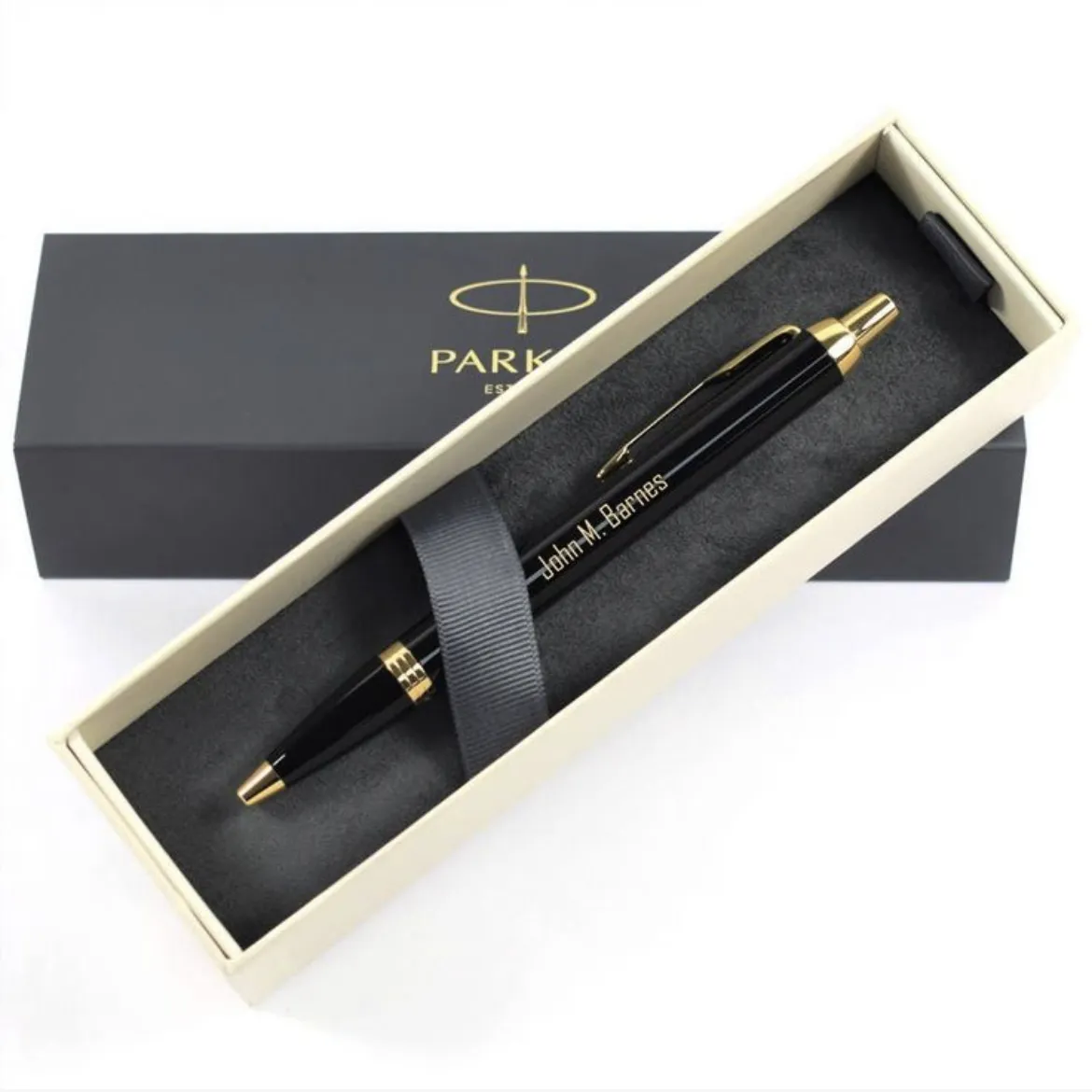 Luxury Custom Paper Drawer Sliding Out Pen Gift Box Packaging For Pen With Foam