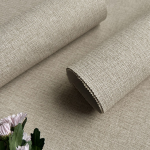 Papel pintado sin costuras tejido de ramio Premium moderno textura minimalista arroz Beige gris acento revestimiento de paredes para papel tapiz de Hotel - Product Image 1
