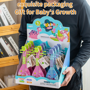 Instrument de musique de simulation en plastique pour <span class=keywords><strong>enfants</strong></span>, mini jouet à quatre cordes pour les <span class=keywords><strong>enfants</strong></span> de 3 à 7 ans, guitare musicale pouvant contenir des bonbons - Product Image 5