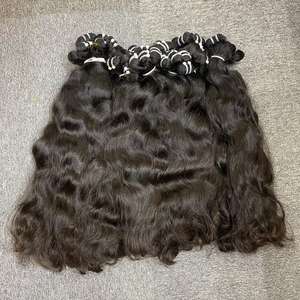 Vague naturelle de qualité supérieure dans la trame Extensions de cheveux humains en gros 100% cheveux bruts cambodgiens non traités - Product Image 5