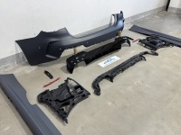 Xlstyling - Vente flash - Kit carrosserie pour pare-chocs avant et arrière de voiture pour BMW G22 Série 4 au style MT Sport